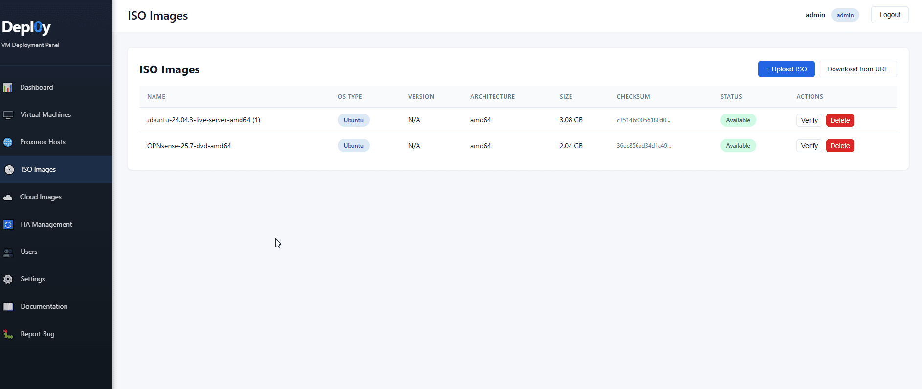 Depl0y Virtual Machines